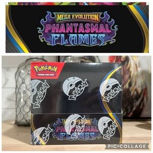 New! Pokémon TCG: Mega Evolution-Phantasmal Flames Booster Box (36 Packs)